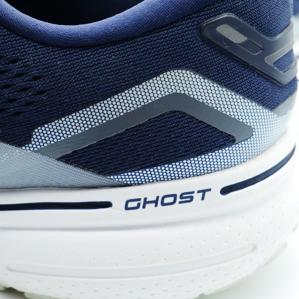 Brooks Ghost 15 Mens Running Shoes Navy Blue White Sneakers 1103931D413 Size 10 - Picture 6 of 8